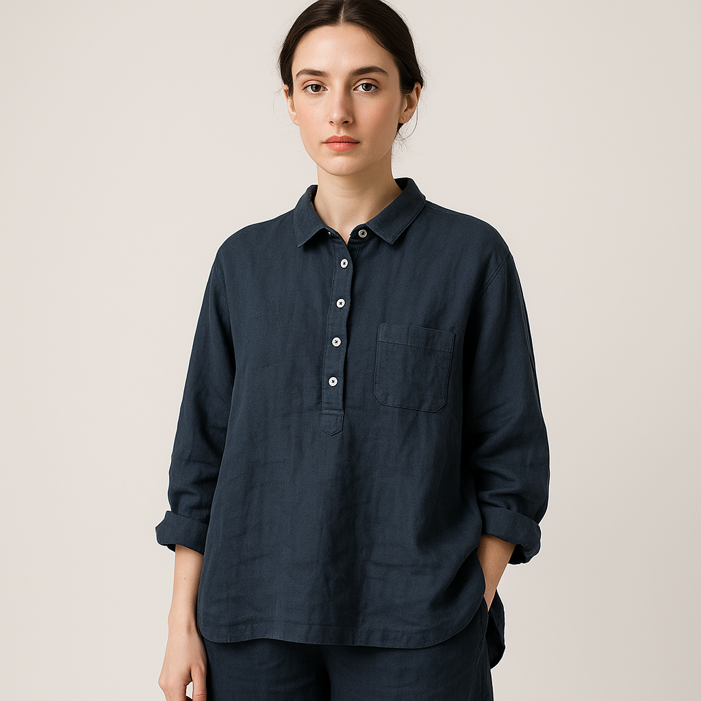 Oversize Leinenhemd